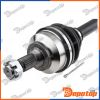Demi-Arbre de Transmission droite pour PEUGEOT | NPW-PE-124, 7047